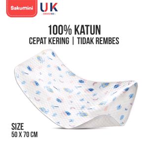 Sakumini Perlak Organik Bayi Alas Tatakan Ompol Cot Sheet Baby