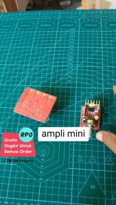 KIT TDA 2003 TDA2003 MINI AMPLIFIER 12 VOLT MONO PLUS POTENSIO AMPLI