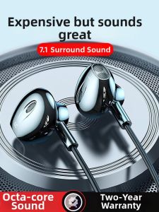 Weilade | Original Genuine In-ear Type-C Noise Cancelling 3.5mm Round Hole Digital Upgrade Wired Earphones