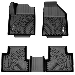 3W | TPE Car Foot Mats For Jeep Wrangler JL JK Sahara Rubicon