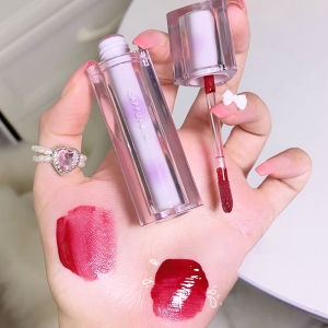 cadia🔥 Es Teh Cermin Lip Glasir / Pelembab Lip Nektar / Jelly Lip Gloss / Tahan Lama Lipstik Murah Tahan Lama / Lip Glaze Anti Air Tahan Lama