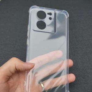 Ốp Lưng Dẻo Chống Sốc Xiaomi 13T/ 13T Pro Xiaomi 13/ 13 Pro/ 12T/ 12T Pro/ 12 Lite 4 Trong Suốt Có Gờ Bảo Vệ Camera.