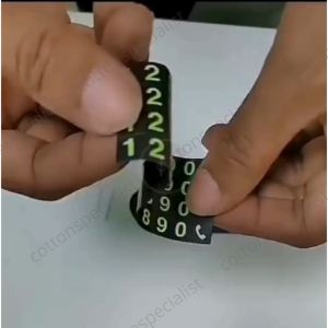 [ READY STOCK ] Temporary Car Card Phone Number Card Car Parking Card Telephone Number Plate