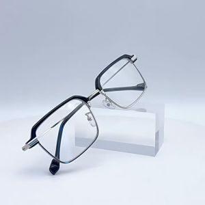 Kính cận thị học sinh sinh viên form nhỏ đủ độ cận từ 0 - 4 độ nửa gọng nam nữ mãT8045