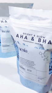 Inesia Sabun Batang Transparant 90gr Bar Soap Salmon DNA AHA BHA - Sabun Wajah Tubuh