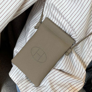 Leather Mobile Phone Bag Mini Small Crossbody Womens Summer Lightweight New Style Sweet Lady Style Head Layer Cowhide