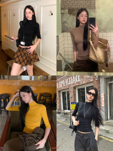 HRG STYLE | Quần Áo Knitwear Ôm Body Màu Đen