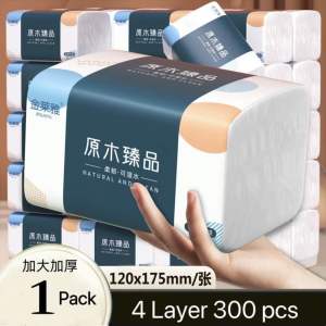 【ReadyStock】金莱雅加厚纸巾抽拉纸巾4/5ply Soft Tissue Paper Wood Tissue House Use Tissue Paper Tisu Baby Raw Thick Tissue家用纸巾