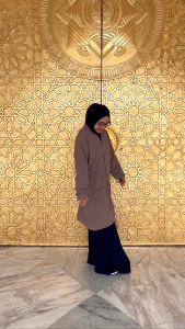 Hijacket Khadija - Outfit Lebaran 2024 Wanita Muslimah - Kekinian Long Cardigan - Ootd Wanita Hijab Outfit Bahan Premium Lonzo