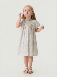 Marc&Janie | Cotton Butterfly Sleeve Girls Dress