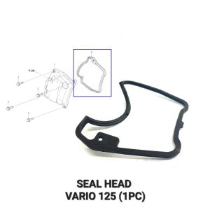 Seal Head Vario 125 - Sil Siel Karet Gasket Head Heat Cover Tutup Cylinder Silinder Cop Honda Vario Techno Fi 125 Vario Fi 125 CBS