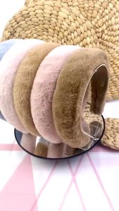 Aksesoris Rambut Fashion Korea: Bando Busa Tebal & Bulu Bandana