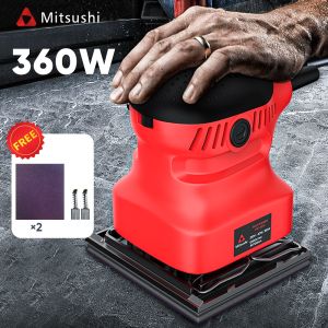 [FREE]Mitsushi MIT-4510 1.6A 360W 220-240V Palm Sanding Machine Sander Power Tools/Original Palm Sander/Sanding Machine
