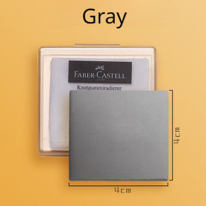 1Pc Faber-Castell Drawing Art Kneaded Erasers for CorrectingLightening Charcoal Pencil and Pastel Artists Works Gray in Box