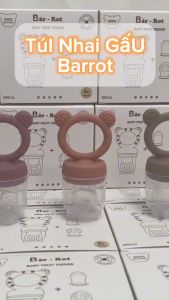 Túi nhai kiêm gặm nướu Barrot hình gấu