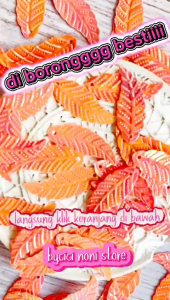 Bahan Aplikasi Baju Kebaya Ramboci Daun Panjang Premium 5 Gram