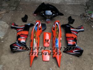 bodi fiz r f1zr 2005 oren kap f1zr fiz r fis r cover bodi set fiz r force 1 f1zr fis r fullset stripping komplit lengkap murah