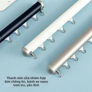 Thanh Treo Rèm Tròn Bằng Nhôm Chống Sáng và Ít Tiếng Ồn