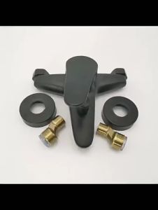 1/2inch Black Concealed Stopcock / Brass Concealed Valve / Angle Valve Control Quarter Turn / Bathhouse Tap Valve
