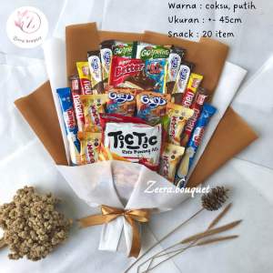 (B4) Buket snack/bouquet snack/bucket snack [INCLUDE: Greeting card+packing]