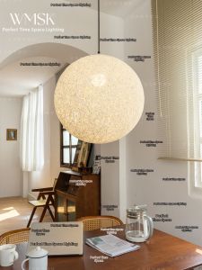 WIMIW | Handwoven Retro Style Pendant Light