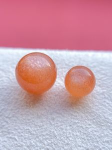 Natural Sunstone Moonstone Sunlight Stone Spacer Beads DIY Bracelet Multi Treasure round Bead Single Pearl Hand Chain