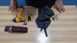 Drill Holster Impact Driver Holster with Bit Pouch Heavy Duty Impact Holster for Tool Belt