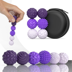 4/6/8pcs Magnetic Sensory Fidget Ball Toy Attracting Stress Ball with Silicone Shell for Adults and Teens Peace of Hands