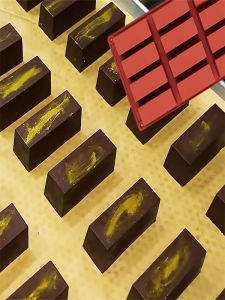 Dubai Chocolate Mold Rectangular Edible Silicon DIY Handmade Self-Made Small Size Sandwich Bench Abrasive Tool