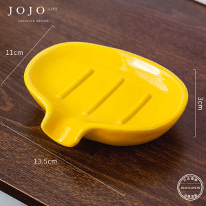 Hộp Đựng Xà Phòng Gốm Sứ JOJOS L. PD.affirm Có Khay Thoát Nước Đồ Dùng Vệ Sinh Cá Nhân Thiết Kế Scandinavia Phong Cách Tươi Mới