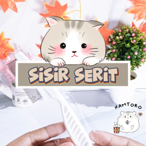 Hamtoro Sisir Serit Hewan Kucing Kelinci Anjing Anti Kutu Stainless