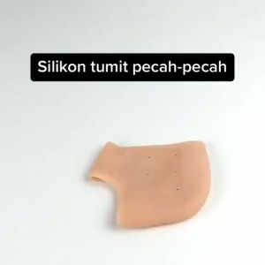Silikon pelindung tumit - ANTI NYERI kaki pecah + moisturizer - Harga 1 Pasang