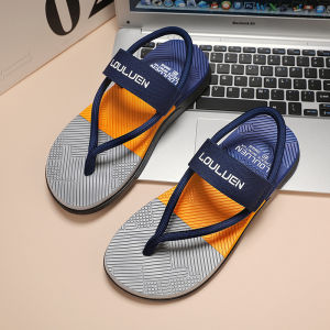 Large Size Mens Sandals Summer Outdoor Wear Anti-Slip Wear-Resistant Driving Dual-Purpose Casual Thong Slippers Soft Bottom Beach Sandals