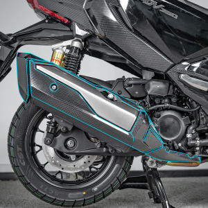 MOYUMO | Carbon Fiber Slip-resistant Protective Motorcycle Decal