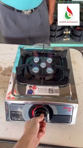 เตาแก๊สตั้งโต๊ะรินไน 1 หัว RY-9001TBS(หัวเทอร์โบ)