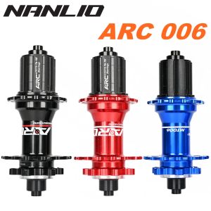 Bicycle Hubs ARC MT006 MTB Bike Hubs 4 NBK Bearings 28/32/36 Holes 6-Bolt Disc Brake 8-11 Speed 4-Pawl 3-Tooth Design