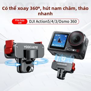 YOOCUANG | Đế Từ Xoay Có Thể Tách Rời cho Phụ Kiện Máy Ảnh