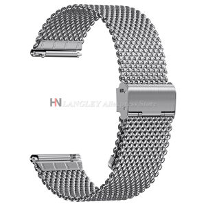 1.0 Milanese Mesh Loop Stainless Steel Watchband for DW for Omega for Rolex Bracelet Men Women Replace Strap 18mm 20mm 22mm 24mm