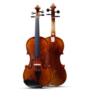 Professional Grade Handmade Solid Wood Violin Red Cotton Flagship Beginner Friendly Suitable for Adults And Children