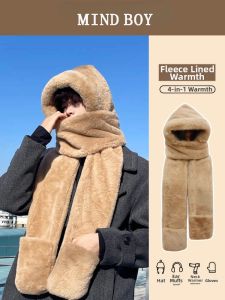 MIND BOY | Thermal Windproof Hat Scarf Glove Set for Winter