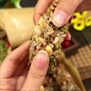 Irresistible Mixed Nuts Snack Nutritious Delicious Nut Cake Jujube Pie Walnuts Peanuts Pastry