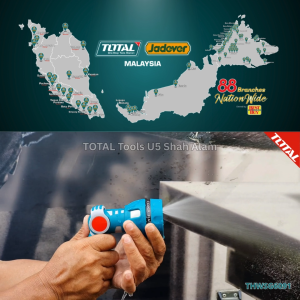 TOTAL Tools Garden Hose 9 pattern spray nozzle  - THWSG6091