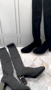 GW Sepatu Long Boots Flat Korea BO1088