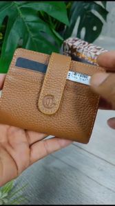 DOMDOMPET KARTU MINI KULIT ASLI CARD HOLDER IMPORT KULIT ASLI PRIA WANITA KECIL SIMPLE DOMPET KARTU CEWEK KECIL WALLET SMALL