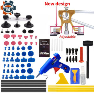 Bộ Dụng Cụ Sửa Chữa Vết Lõm Không Sơn PWS Dụng Cụ Kéo Vết Lõm Thân Xe Ô Tô & Xe Máy Với Dụng Cụ Kéo Cầu Dụng Cụ Loại Bỏ Hư Hỏng Xe Hơi Mới