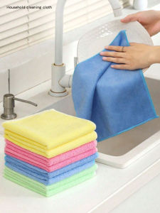 1/4/12PCS Microfiber Cleaning Cloth Absorbent Towel for Wash Car Housework Clean Kitchen Cleaning Rags Household Clean Tools