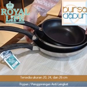 Wajan Royal Life Stainless Anti Lengket: Pilih Ukuran yang Tepat
