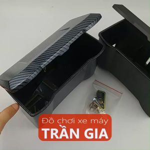 Hộc đựng đồ xe Exciter Ex (đời đầu135 150 155)  ex150 ex135 ex155 giỏ trước rổ giữa thùng chứa đồ có nắp đậy