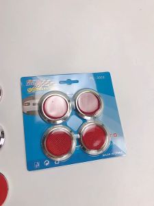 4 Pcs Round Self Adhesive Reflector Car decoration Stickers Round Safety Reflective Strips For Car