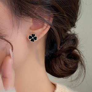 Bông Tai Hình Clover Bạc cho Phụ Nữ Không Cần Xỏ Tai S925